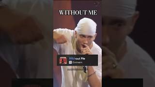 Without Me but its made out of Spotify Songs🔥 eminem withoutme lyrics hiphop rap [upl. by Blanka566]