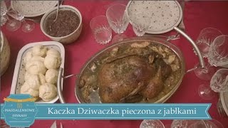 KACZKA PIECZONA Z JABŁKAMI [upl. by Gyatt895]