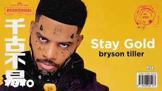 Bryson Tiller  Stay Gold Visualizer [upl. by Doyle]