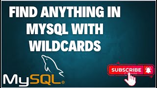 MySQL LIKE Operator amp Wildcards Explained [upl. by Treiber]