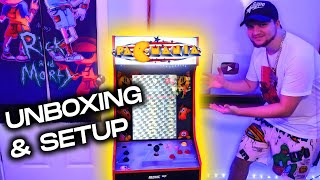 Arcade1Up PAC Mania Deluxe Unboxing amp Setup [upl. by Huskamp]