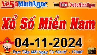 XSMN Minh Ngọc  Trực tiếp Xổ Số Miền Nam  KQXS Miền Nam ngày 04112024 KQXS Hôm Nay XSTT XSKT [upl. by Homans]