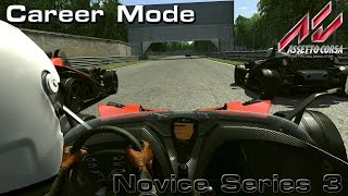 Assetto Corsa  Career Mode Novice 3 3 [upl. by Gertie]