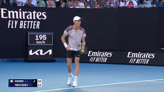 Jannik Sinner vs Daniil Medvedev AUSTRALIAN OPEN 2024 FINAL🔴 [upl. by Avuha]