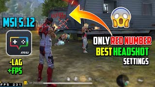 MSI App Player 512  240 Fps Settings  msi emulator lag fix Settings For Free Fire  Free Fire pc [upl. by Lay]