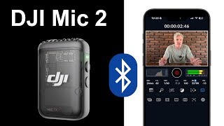 DJI Mic 2 Microfono Bluetooth iPhone [upl. by Yggam]