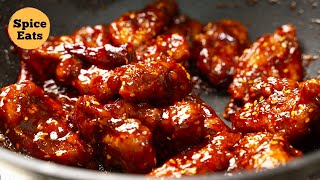 KOREAN FRIED CHICKEN  SWEET AND SPICY KOREAN FRIED CHICKEN  YANGNYEOM CHICKEN [upl. by Brana773]