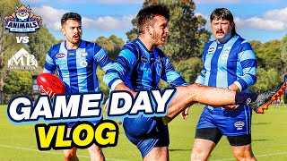 I Kicked 8 Goals In A Game Of Footy  Game Day Vlog Round 4 [upl. by Zippora]