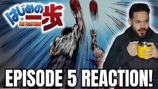 After 3 Months of Training  FIRST TIME WATCHING HAJIME NO IPPO  Episode 5 Reaction [upl. by Redman244]