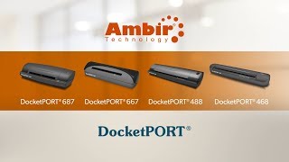 Ambir DocketPort Scanner Line [upl. by Vaasta]