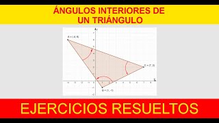 Ángulos interiores de triángulo ✅💯  Prof Oscar ROSO [upl. by Thorwald]