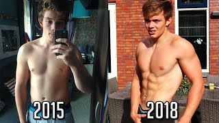 3 Year Body Transformation 1518  Calisthenics amp Weights MOTIVATION [upl. by Kcirdla]