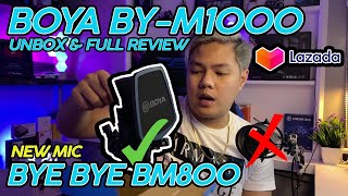 Boya ByM1000 Full Review  Unboxing [upl. by Gwen848]