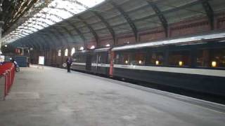 43110 SCREAMS out of Darlington [upl. by Eilac673]