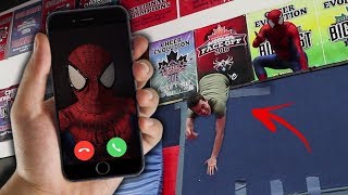 CALLING SPIDER MAN ON FACETIME AT 3 AM HES REAL [upl. by Anayhd]