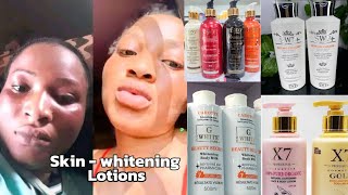 HOW TO WHITEN YOUR SKIN AND LOOK NATURAL WITH THESE LOTIONS NO GREEN VEINS NO STRETCHMARKS [upl. by Maren]