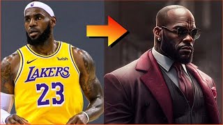 Basketball Legends in Mafia Style NBA Players Comparison [upl. by Alvy]