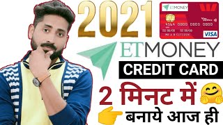 Credit card apply  ETMONEY  lifetime free Credit Card apply online instant approval etmoneycard [upl. by Bithia]