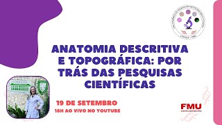 LIVE  ANATOMIA DESCRITIVA E TOPOGRÁFICA [upl. by Valeria]