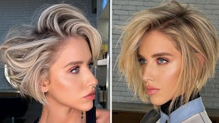 Trendy Short Haircuts for Women In 2023  Short haircuts 2023 for fashionable women [upl. by Nosyarg]