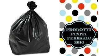 Prodotti finiti di Febbraio 2016 [upl. by Enar]