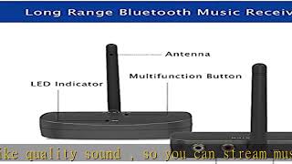 Besign BERCA Long Range Bluetooth Audio Adapter HiFi Wireless Music Receiver Bluetooth 50 Recei [upl. by Amar]