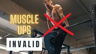 VALIDINVALID MUSCLE UPS  Weighted Competition Explained [upl. by Dickinson847]