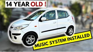 कौन कहेगा इसको ये पुरानी है😱2010 Model Hyundai i10 Music System Modification in 2024😍 [upl. by Nnylatsyrc904]