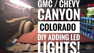 DIY Chevy GMC Colorado Canyon 2nd Gen Bed LED Perimeter 💡 [upl. by Burkhardt]