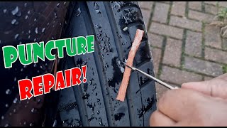 Puncture repair you should probably have this kit in your car 🛞🚗 [upl. by Yancy]