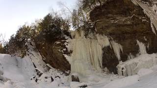 Ice climbing at the Coaticook gorge [upl. by Asirak]