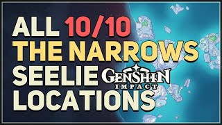 All 10 The Narrows Seelie Locations Genshin Impact [upl. by Rogers428]