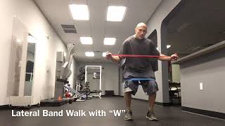 Lateral Band Walk with “W” [upl. by Maris758]