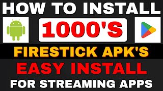 BRAND NEW way to INSTALL 1000S of FIRESTICK amp FIRE TV APPS 2023 UPDATE [upl. by Lhary]