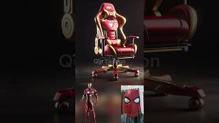 superheroes but gaming chair 😱🔥Marvel amp DCAll Characters marvel avengersshortsrobot [upl. by Terrye97]