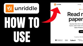 How To Use Unriddle AI  2024 [upl. by Viridis264]