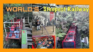 RIDING THE WORLD’S STEEPEST RAILWAY  BLUE MOUNTAINS KATOOMBA [upl. by Anitsrik]