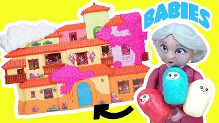 Disney Encanto Mirabel Luisa Isabela Dolls Transform into Babies at Madrigal House [upl. by Oibaf]