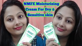 NMFE Moisturizing Skin Cream  For Dry amp Sensitive Skin With Vitamin E amp Aloevera Gel  Review [upl. by Irrahs]