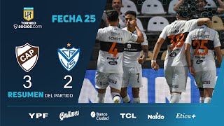 TorneoSocios  Fecha 25  resumen de Platense  Vélez [upl. by Malena]