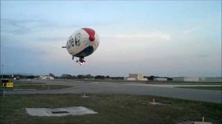 MetLife Snoopy Blimp Sunset Landing SRQ Sarasota FL [upl. by Thibault542]