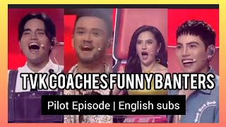 ENG SUB  The Voice Kids Coaches Funny Banters  Pilot Episode  Septembetlr 15 2024 [upl. by Burne]