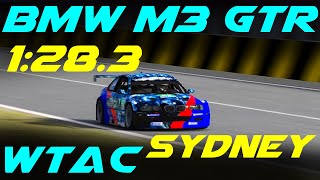 BMW M3 GTR WTAC 1m28s [upl. by Divadnahtanoj43]