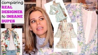 Unbelievable Designer Dupes  GUCCI ZIMMERMANN etc [upl. by Dorca]