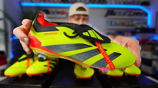 UNBOXING THE ADIDAS PREDATOR ELITE FT ENERGY CITRUS FOOTBALL BOOTS [upl. by Siduhey908]