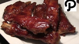 OvenBaked BBQ Spare Ribs How To Make Barbecue Pork Ribs In The Oven [upl. by Leod]