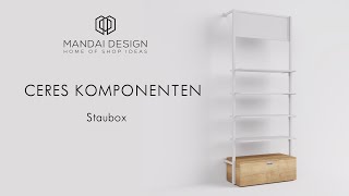 Komponenten für Ladenbausystem Ceres  Staubox [upl. by Seely]