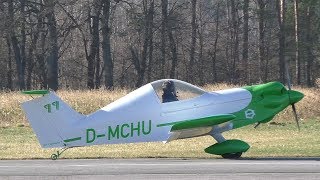 SD1 Minisport landing at Airfield Punitz  DMCHU [upl. by Nahem]