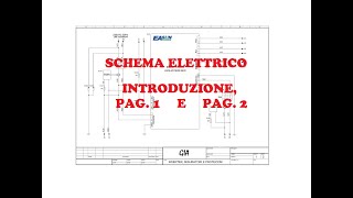 SCHEMA ELETTRICO 1 PAGINE 1 E 2 [upl. by Fantasia990]