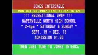 Naperville IL Jones Intercable Text Information Channel 102687 [upl. by Pauwles358]